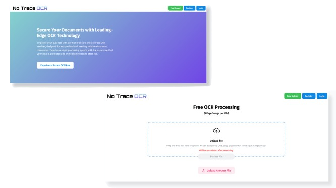 No Trace OCR
